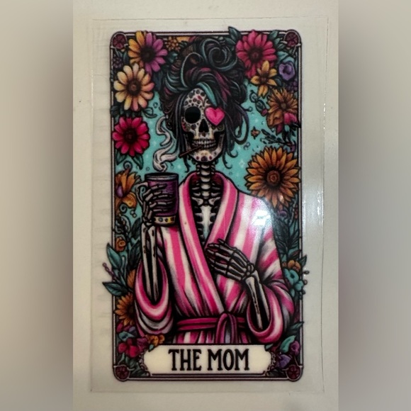 The Skeleton Family Stickers 3D UV DTF, 7.5cmx4.5cm waterproof transfer decal 10 - Picture 11 of 12